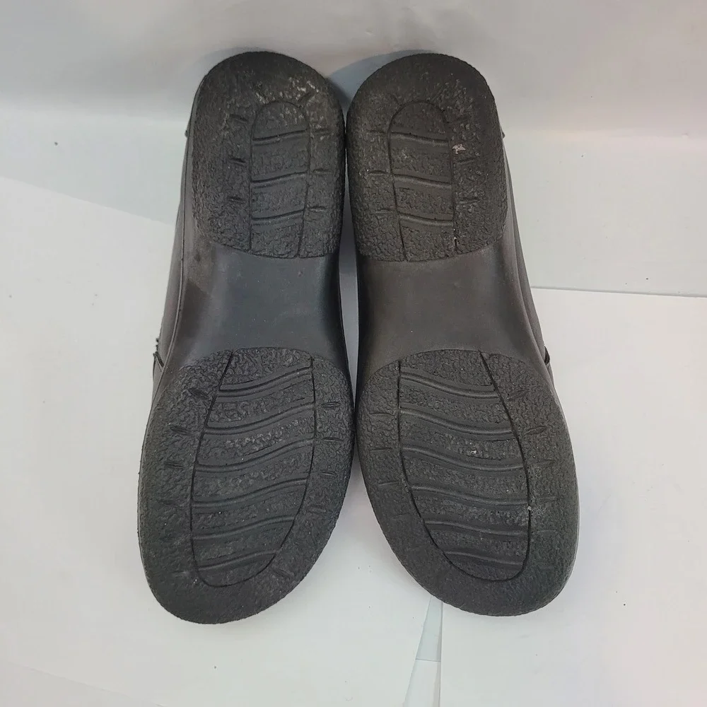 Studio Works Lyric Loafers Womens 6 Black Slip On Comfort Shoes SW-LYRIC-1P